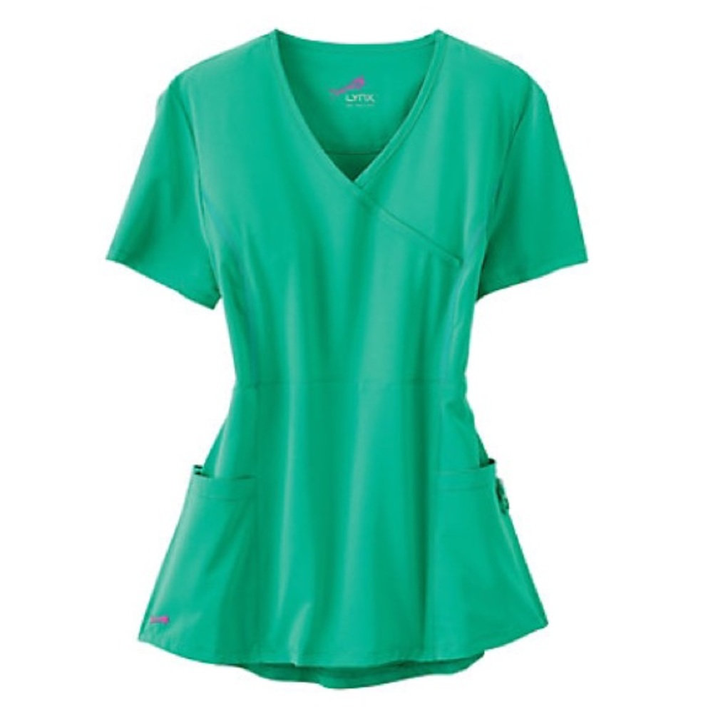 Lynx fierce crossover tunic scrub top scrubs